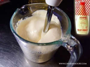 Japanese mayo, homemade mayonnaise